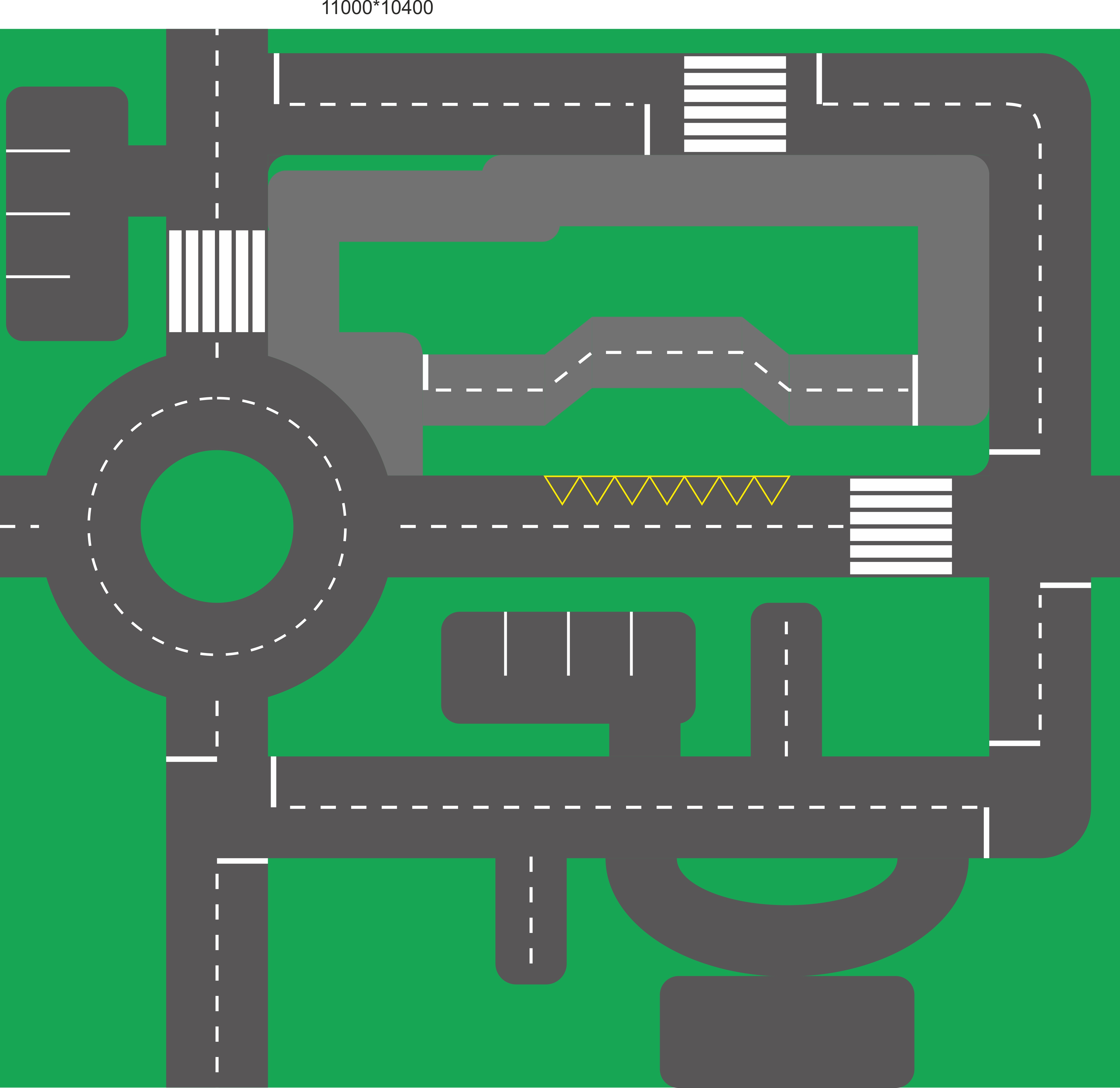 Поле для организации дорожного городка