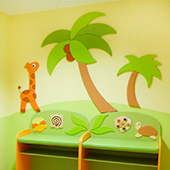 Коридор в стиле "Джунгли"