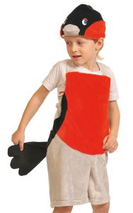 Костюм Снегиря плюшевый