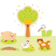 Декорации "В деревне"