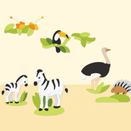 Декорации "В джунглях"