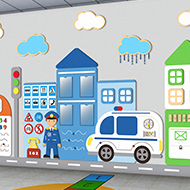 Обучающие декорации для стен