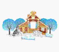 Театральные декорации для утренников (напольные)