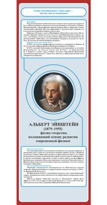 Комплект стендов для кабинета физики "Великие ученые и их деятельность" 41653 галерея 2