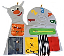 Панно дидактическое настенное "Улитка"