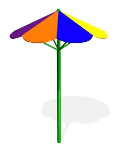 Грибок для песочницы «Ромашка»