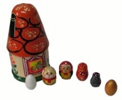 Пальчиковый театр в домике "Курочка Ряба" 