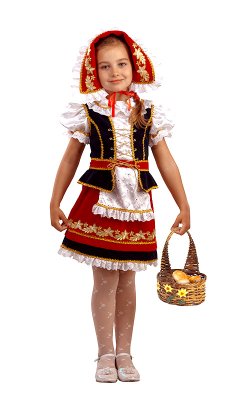 Костюм Красной Шапочки Люкс