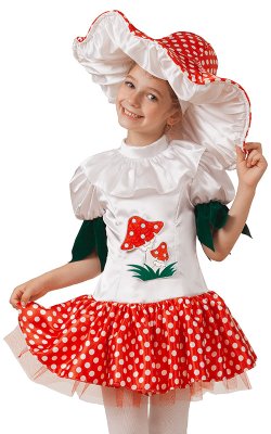 Костюм Грибка для девочки