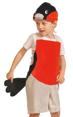 Костюм Снегиря плюшевый