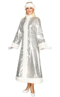 Костюм Снегурочки серебро