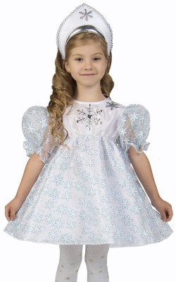 Новогодний Костюм Снежинка для Девочки