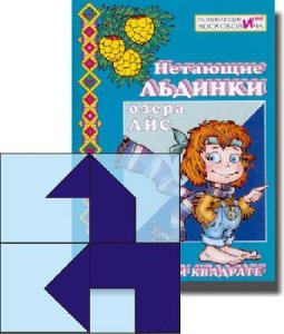 Прозрачный квадрат Воскобовича + сказка (с книжкой) 