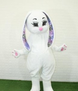 Ростовая кукла Зайка Ми белая