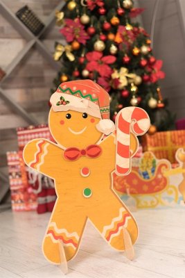 Комплект декораций Пряничный человечек и камин  38867 галерея 2