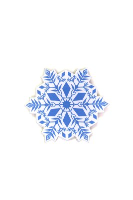 Снежинки настенная декорация