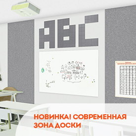 Новинка! Современная зона доски
