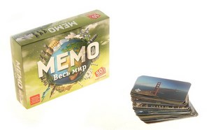 Настольная игра "Мемо. Весь мир"
