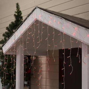 БАХРОМА уличная, УМС, Ш:3м, В:0.9м, Н.С. 3W LED-232-220V, КРАСНЫЙ   