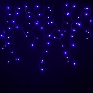 БАХРОМА уличная, УМС, Ш:3м, В:0.9м, Н.Т. 2W Каучук LED(IP65)-232-220V, СИНИЙ    