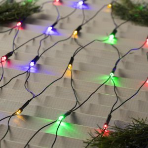 СЕТЬ, Ш:1,6 м, В:1,6 м, Н.Т. LED-144-220V, 8 режимов, МУЛЬТИ    