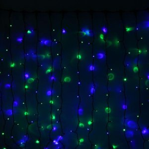 Гирлянда "Занавес" улич. УМС, Ш:2 м, В:6 м, Н.Т. 2W LED-1440-220V, БЕЗ контр. МУЛЬТИ(RG/RB) 