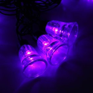 Гирлянда "Метраж" улич. с насад. "Колокол" 5 м, Н.Т. LED-30-220V, контр. 8 р, ФИОЛЕТ 