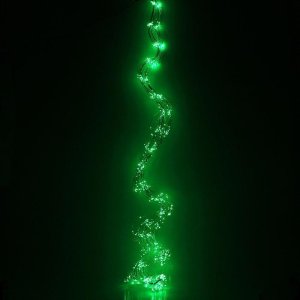 Гирлянда "Конский хвост (капля росы)" 30 нитей по 2,5 м., LED-750-12V, контроллер 8 режимов, ЗЕЛЕНЫЙ