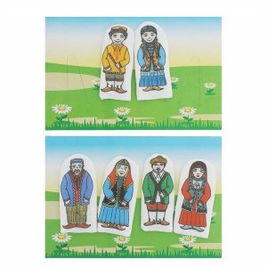 Набор пальчиковых кукол "Семья башкирская"