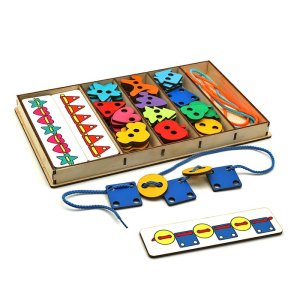 Большой шнуровальный набор 72 элемента