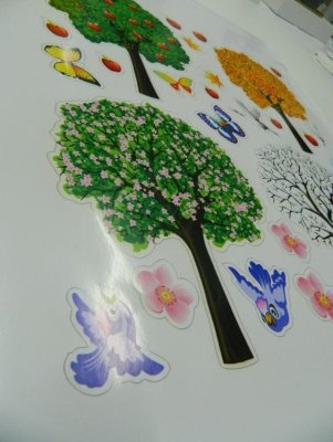 Наклейки для оформления помещений ДОУ "Деревья" 6890 галерея 1