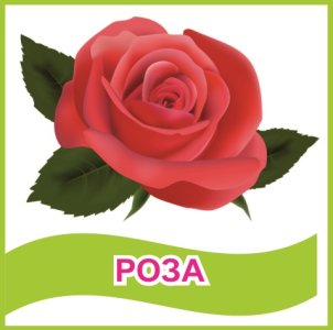 Табличка "Роза"