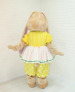 Ростовая Кукла Зайка в платье 40695 галерея 1