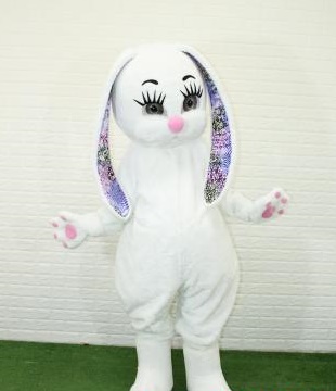 Ростовая кукла Зайка Ми белая