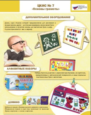 Целевой комплект игровых средств №7 Основы грамоты 0081905 галерея 3