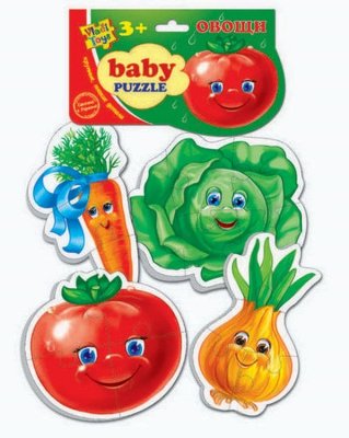 Комплект развивающих мягких бэби-пазлов 9650 галерея 1