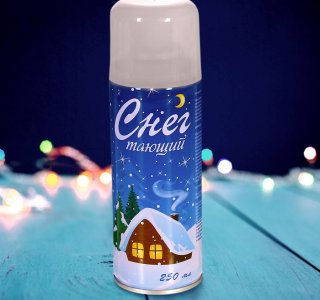 Спрей "Тающий снег", цвет белый, 250 мл (2ШТ)