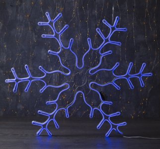 Фигура неоновая "Снежинка"