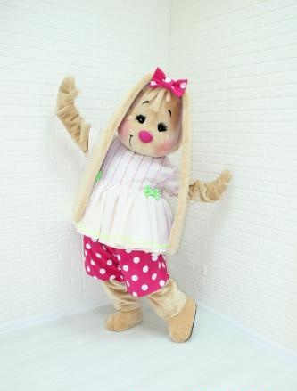 Ростовая кукла Зайка Ми в платье 40694