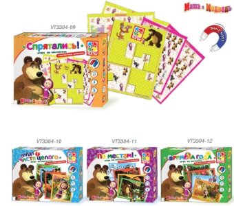 Развивающий комплект "Игры на магнитах с Машей"