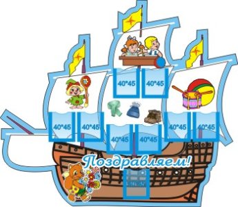 Уголок дежурных "Кораблик"