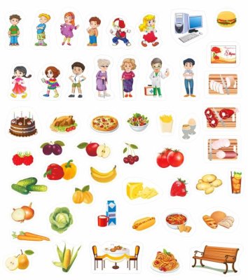 Комплект магнитов "Этикет/Здоровое питание" по мотивам авторских сказок 10904 галерея 1