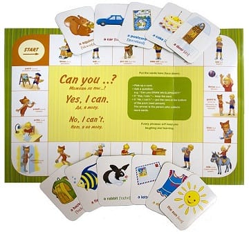Развивающая игра Английский язык в играх. Английские глаголы РИ019(11477) галерея 1
