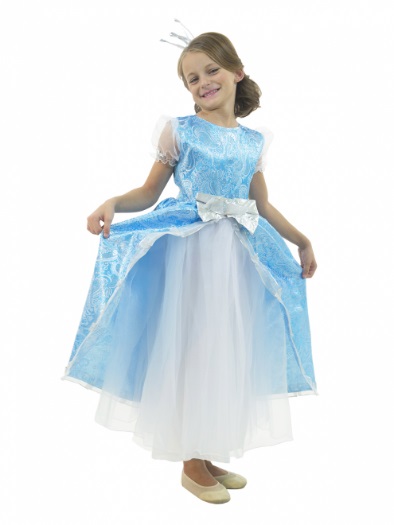 Костюм Принцесса Бирюзовая Люкс 102047104