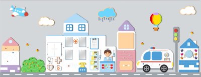 Комплект развивающих профориентационных панелей "Медицина" 51555 галерея 1