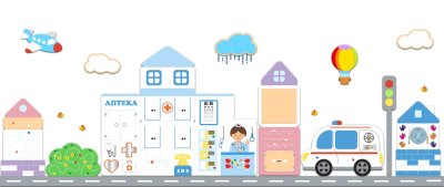 Комплект развивающих профориентационных панелей "Медицина" 51555 галерея 2