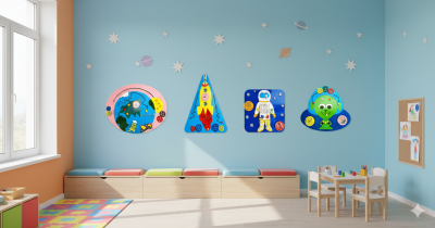 Настенный игровой комплекс «Путешествие к звездам» 202648682 галерея 1