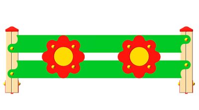 Ограждение детской площадки «Цветок»