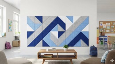 Комплект акустических войлочных стендов "Геометрия знаний" КВС-49 галерея 1