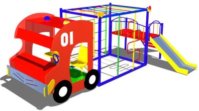 Макет-комплекс «Пожарная машина»